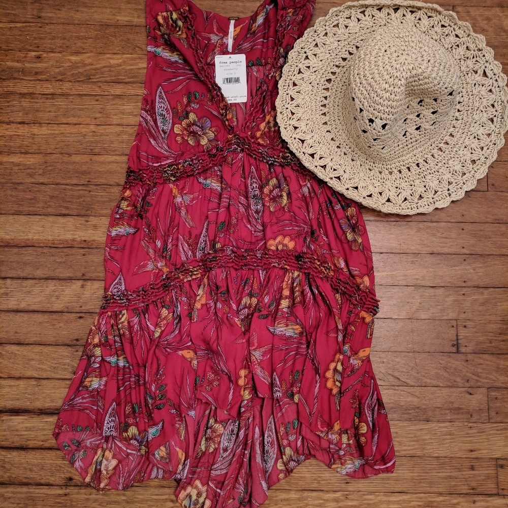 NWT Free People floral tank